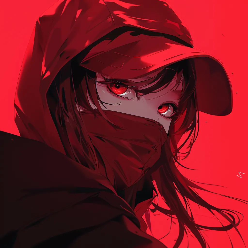 red anime pfp 4k