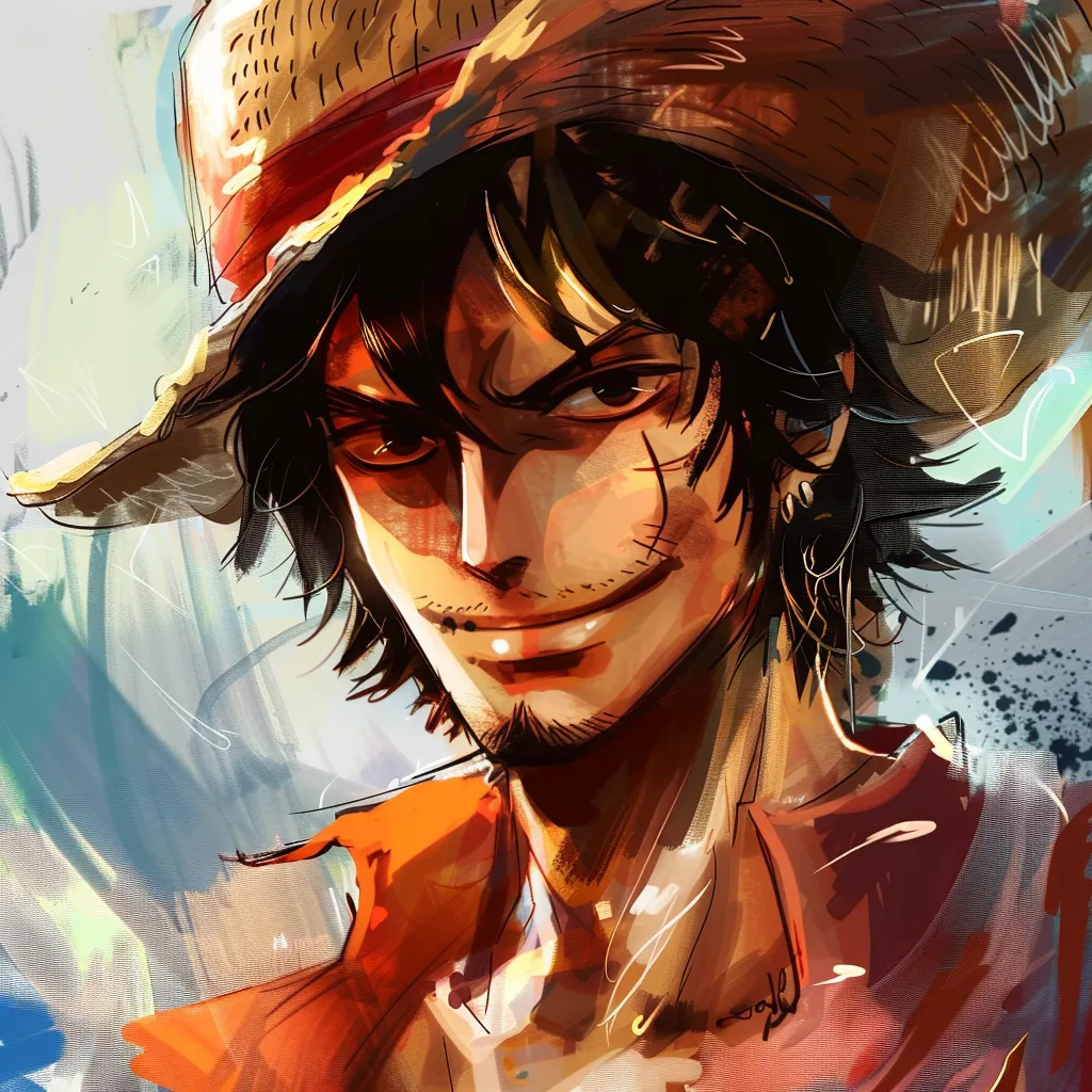 one piece anime pfp luffy, eren, leon, champloo, vagabond