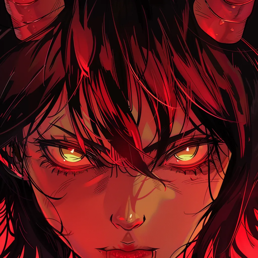 red demon anime pfp