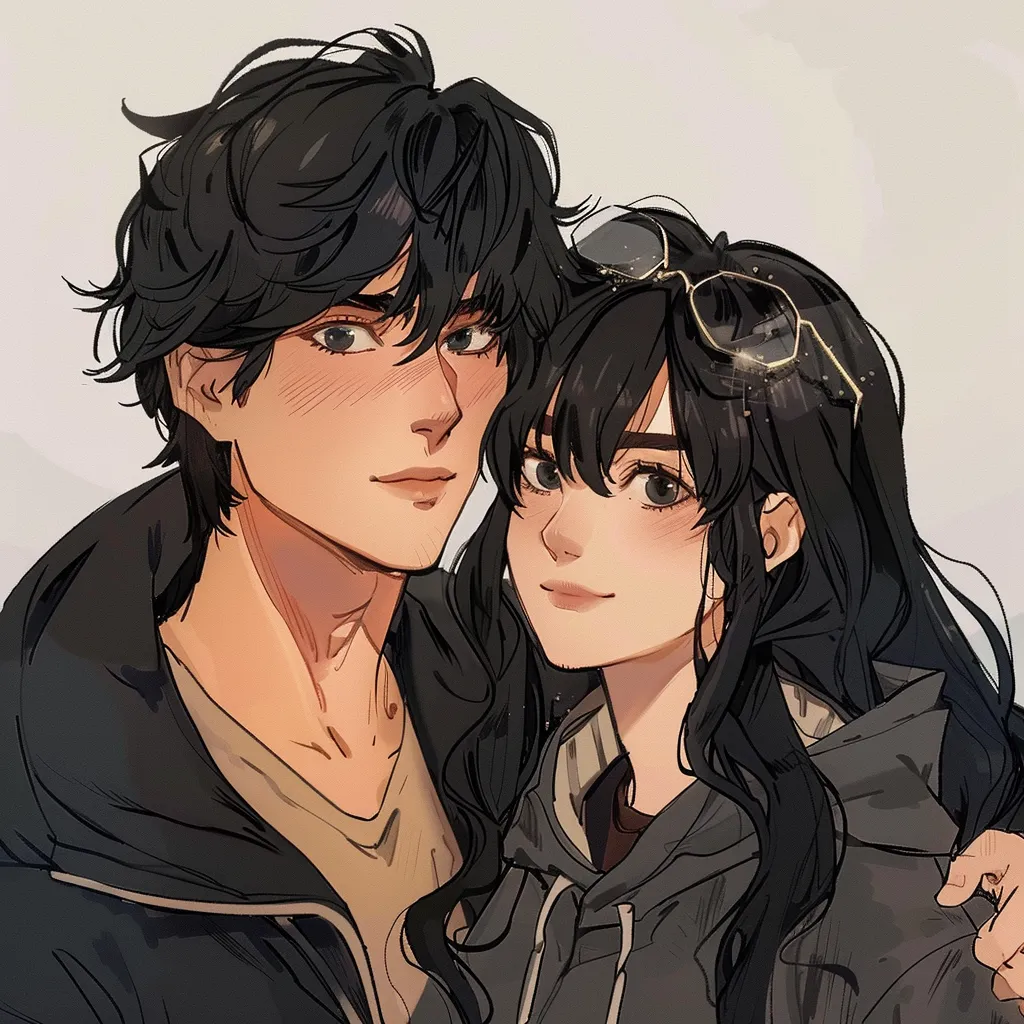 matching anime pfp for couples pinterest