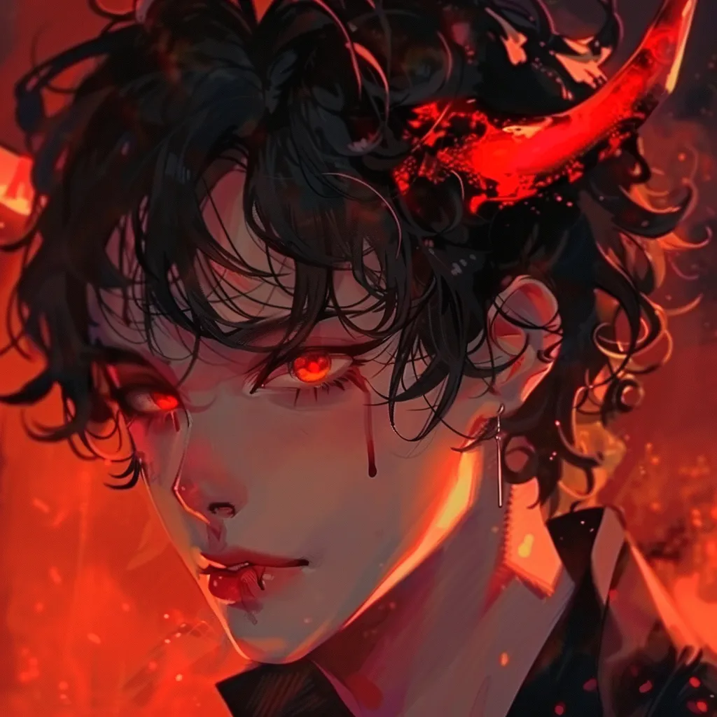 devil anime pfp boy demon