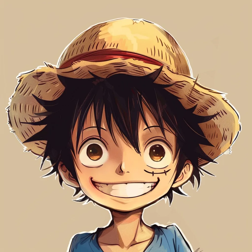 cute luffy pfps