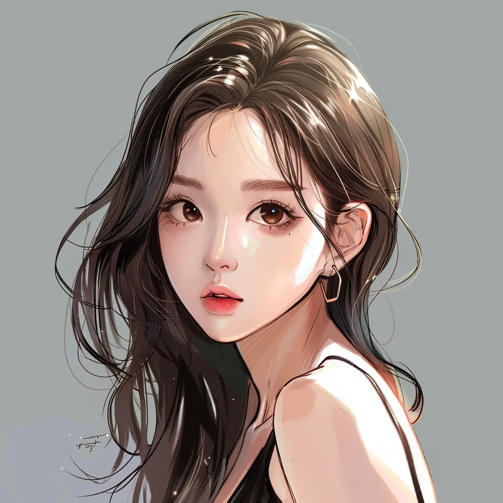 korean anime pfp study, nana, xiao, zepeto, wonyoung