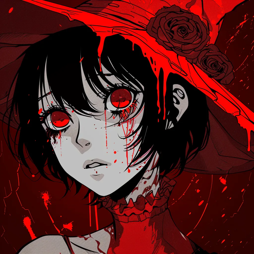 bleeding anime pfp