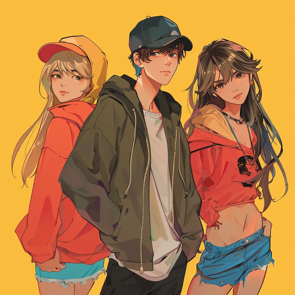 trio anime pfp trio, anime, pokemon, ghibli, characters