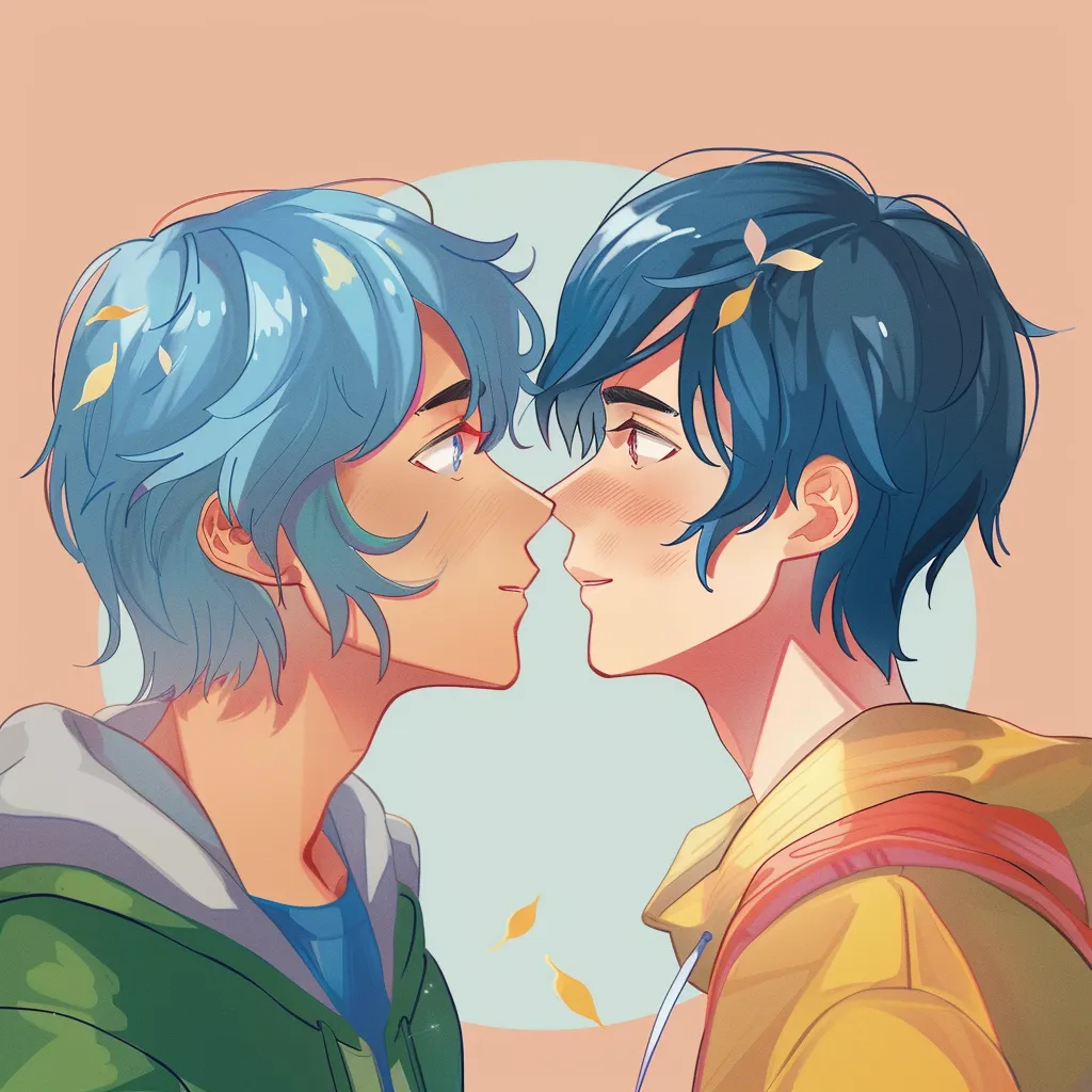 gay anime couple pfp