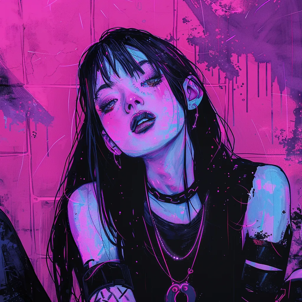 grunge pfp anime aesthetic