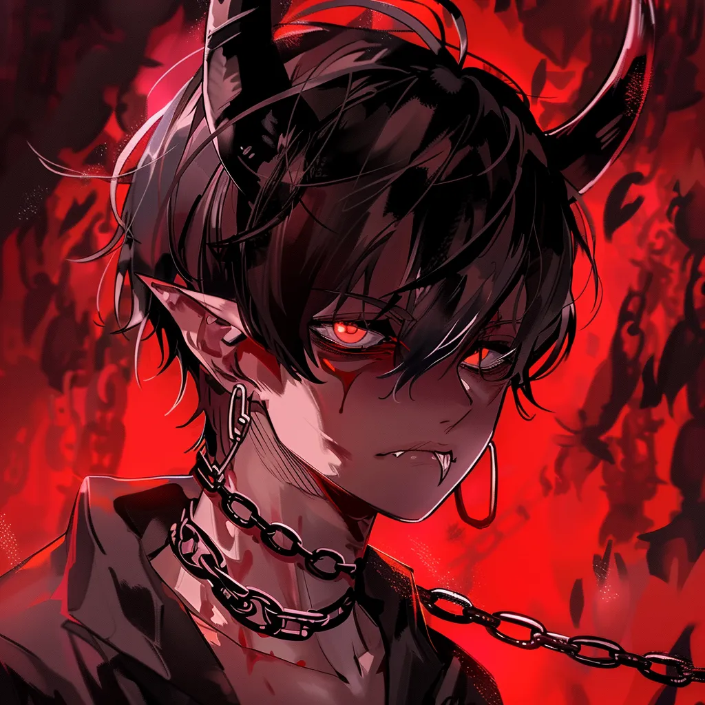 devil anime pfp boy demon