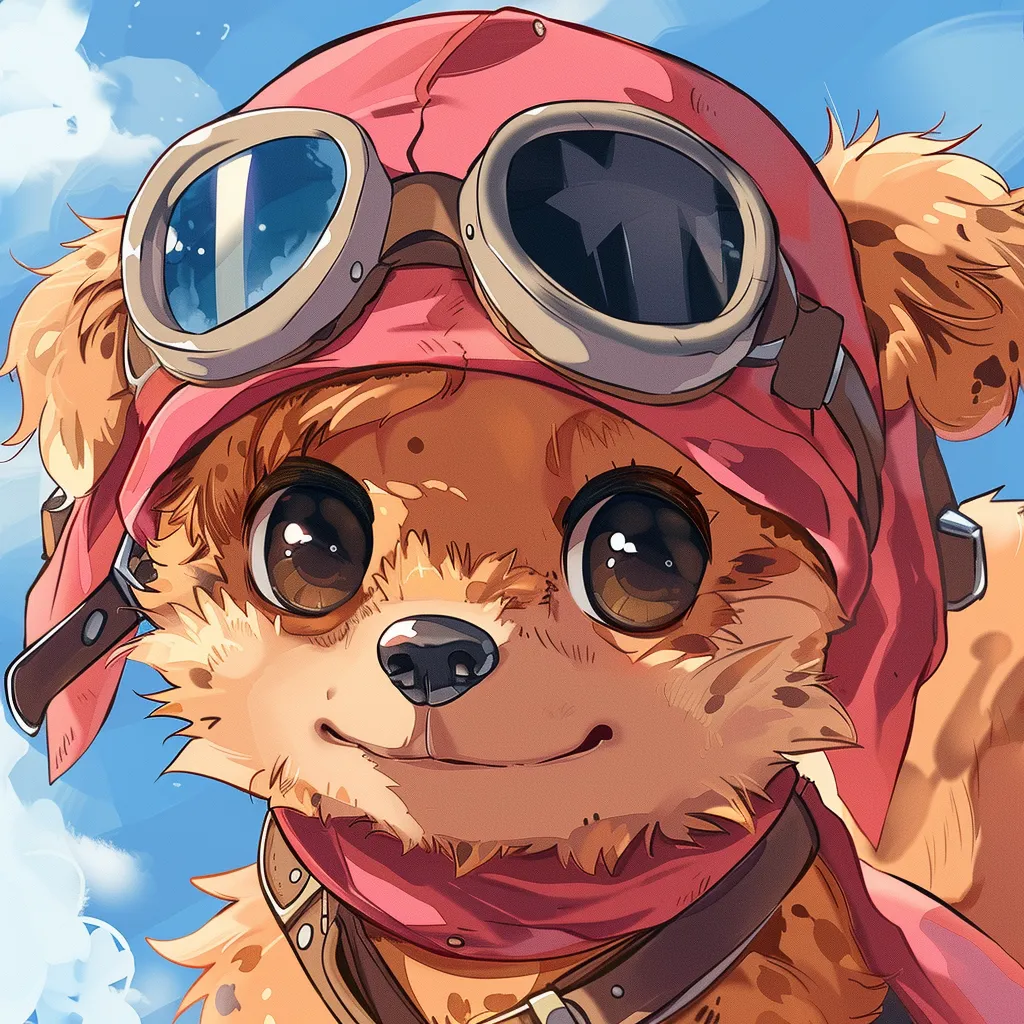 cute chopper pfp chopper, winnie, ghibli, dog, bear