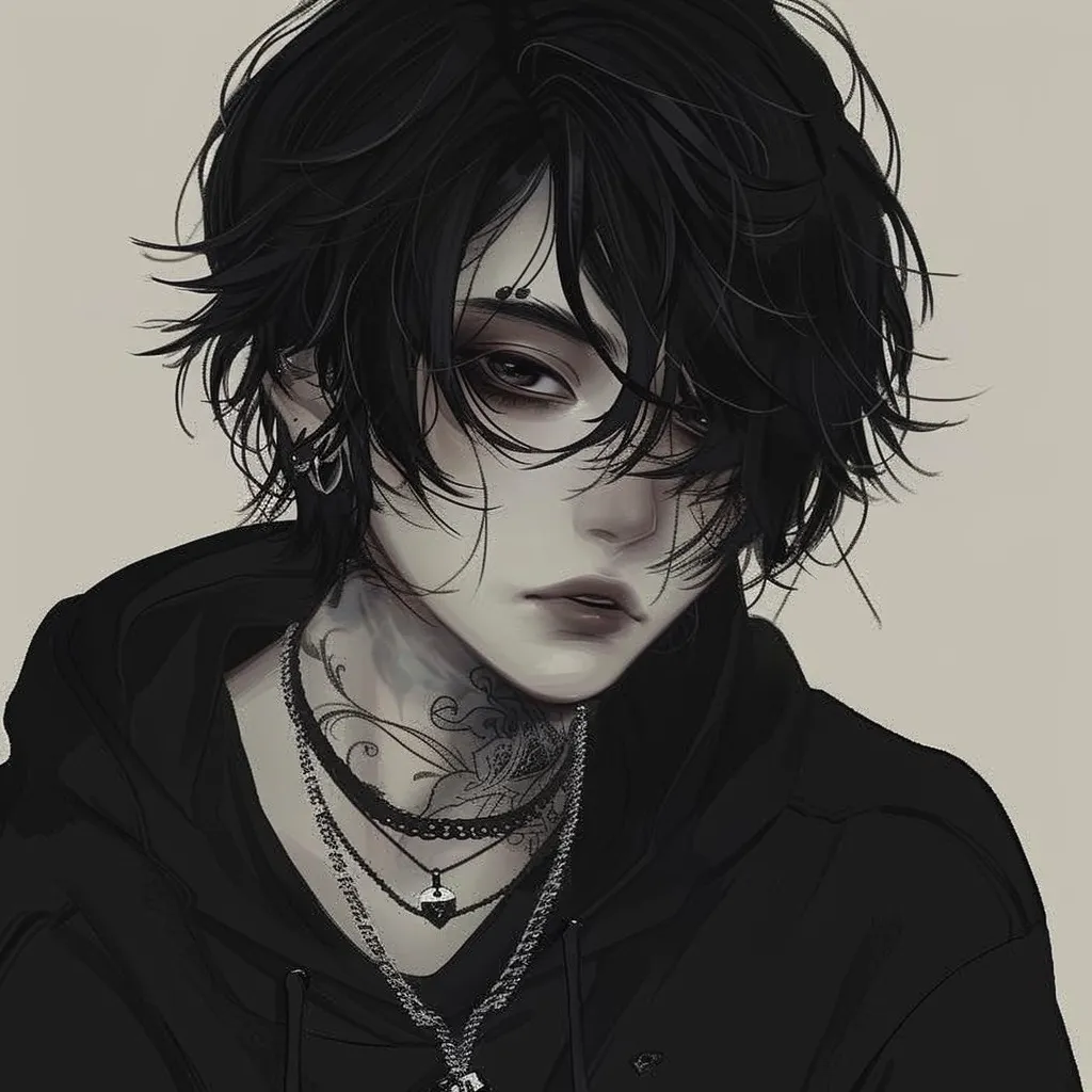 pinterest emo anime pfp